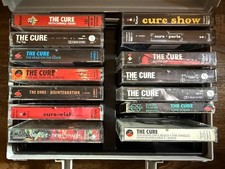 Huge The Cure Cassette Tape Lot 14 Wish Kiss Me Disintegration Rare with Case picture