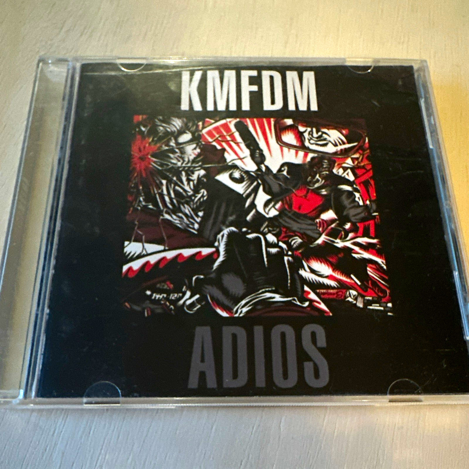 KMFDM - Adios (1999 CD, Wax Trax Records) Industrial TVT 7268-2