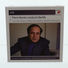 PIERRE BOULEZ - Pierre Boulez Conducts Bartok 4 CD Sony Classical picture
