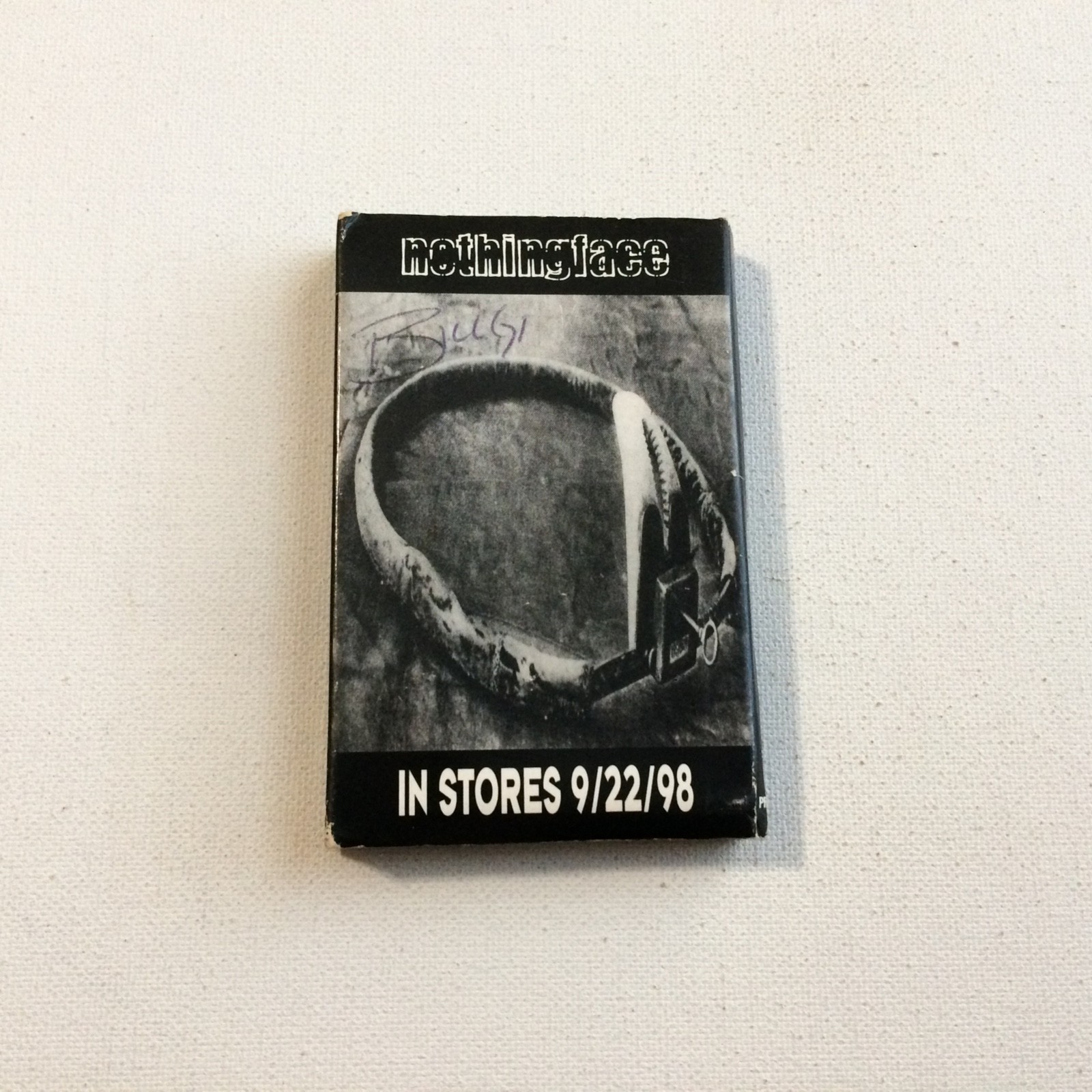 Nothingface In Stores 9/22/98 PROMO cassette Nu Metal RARE Signed By Bill Gaal