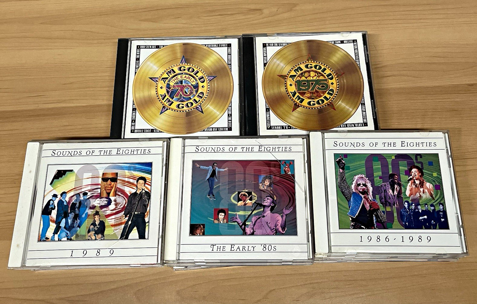 Time Life Music Sounds of the Eighties & AM Gold 30 Total CDs - 60s 70s 80s Lot