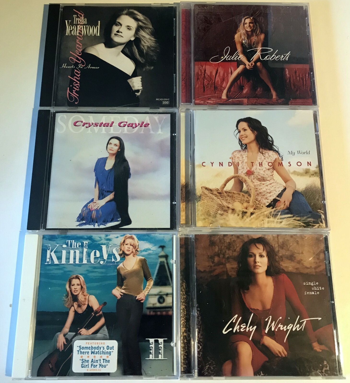 6 Country Women CDs Crystal Gayle, Trisha, Kinleys, J. Roberts + More nice price