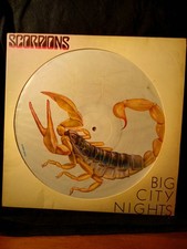 Scorpions Vinyl Picture Disk Big City Nights LP Rare picture