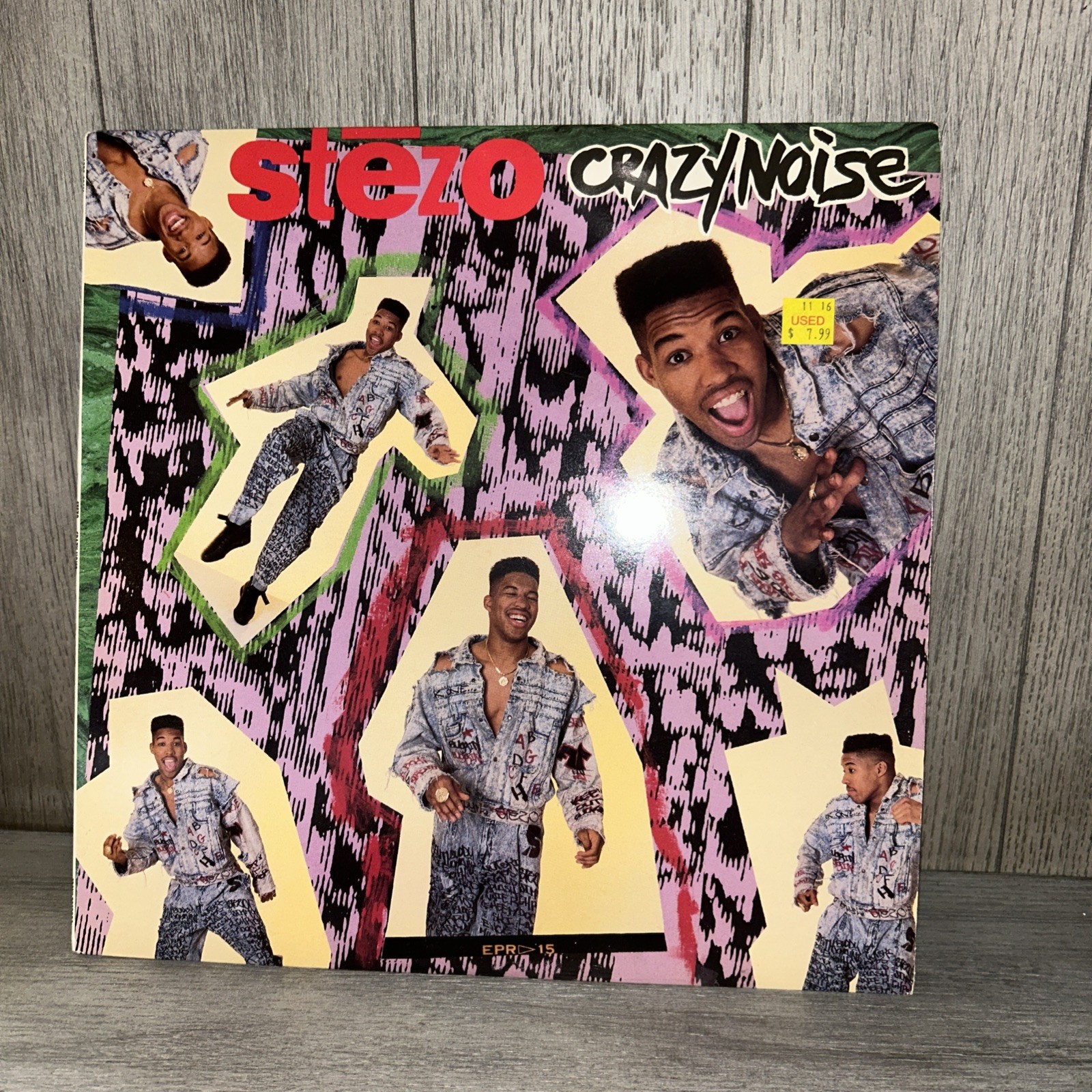 STEZO - CRAZY NOISE LP Vinyl FRESH RECORDS ORIGINAL 1989 NM/EX+ Rare
