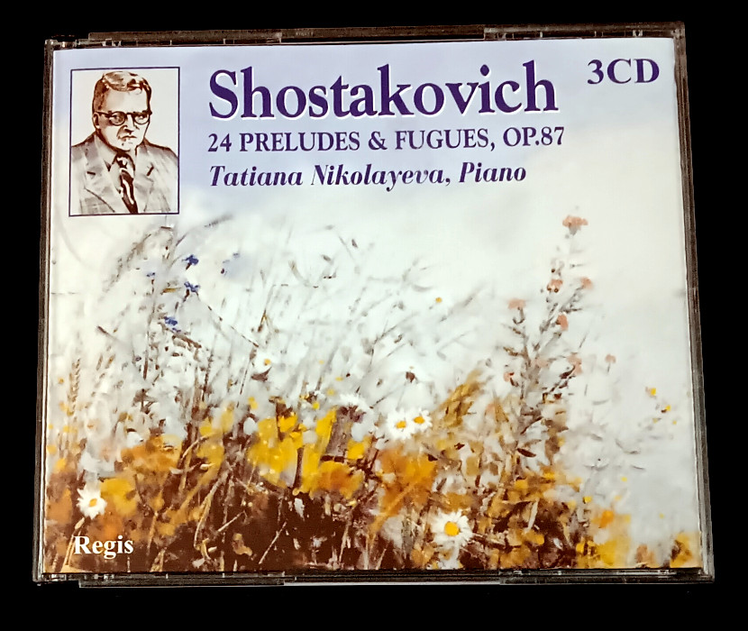 3-CD BOX SET - Shostakovich 24 Preludes & Fugues - Tatiana Nikolayeva, piano