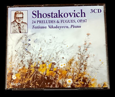 3-CD BOX SET - Shostakovich 24 Preludes & Fugues - Tatiana Nikolayeva, piano picture