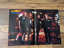 Sacred Reich/Tommy Thayer & Teresa Straley (Harlow) Kerrang Double-Sided Poster picture