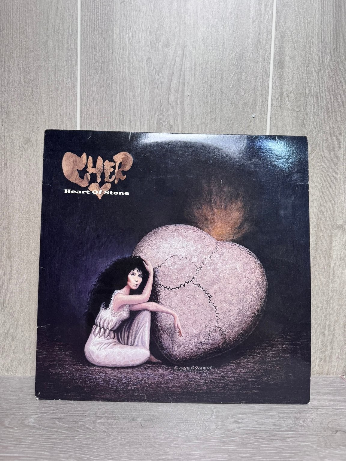 Cher Heart of Stone Vinyl LP Record 1989 Geffen Records GHS-24239 Canada VG/VG