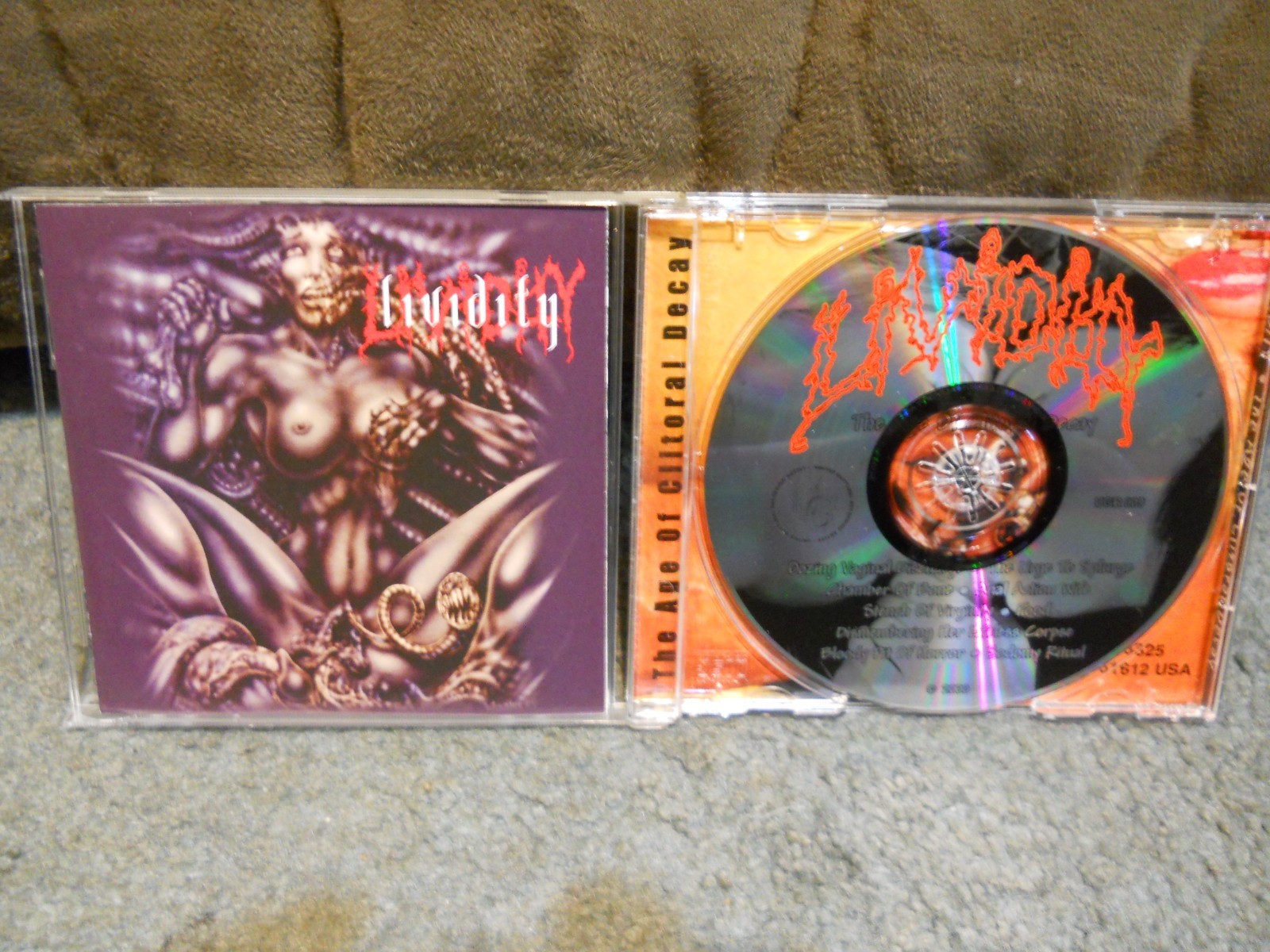 Lividity The Age Of Clitoral Decay CD 2000 Deaden Gorgasm Devourment Disgorge