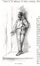 antique 1886 article Louisiana CREOLE SLAVE SONGS Lyrics Musical Scores Folklore picture