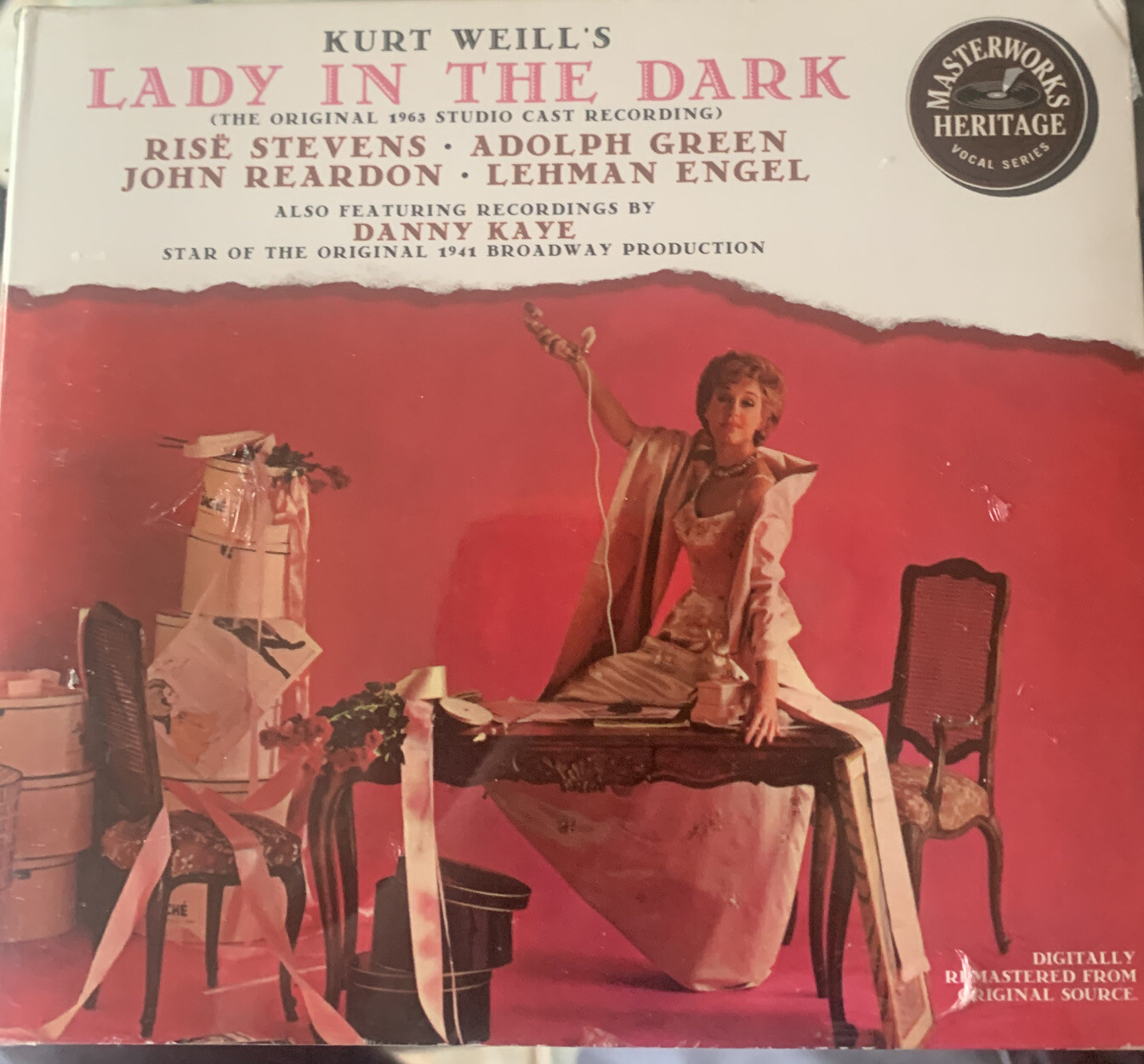 KURT WEILL’S LADY IN THE DARK ORIGINAL 1963 STUDIO CAST RECORDING CD
