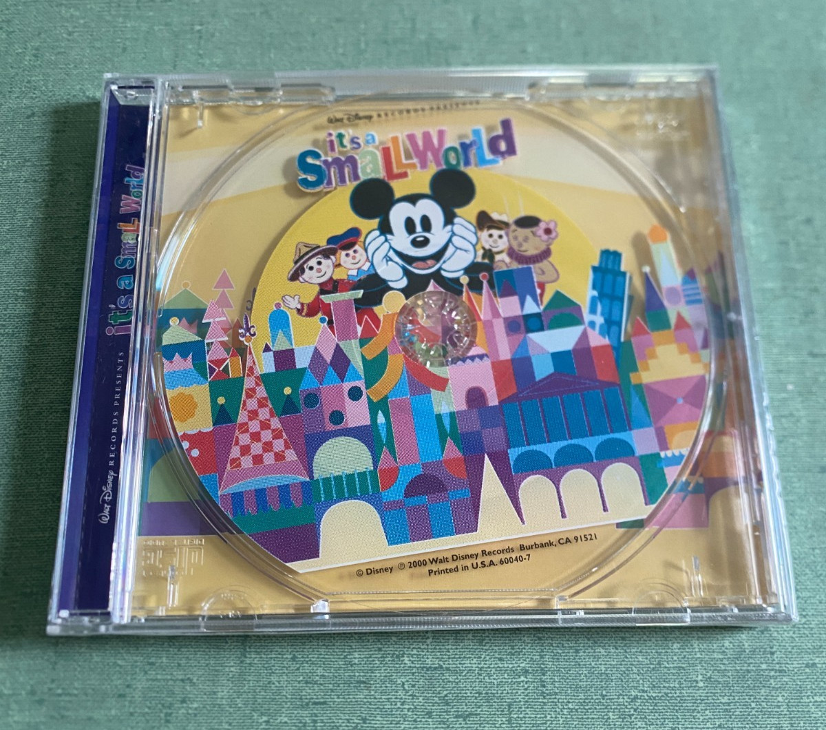 New It's A Small World CD Walt Disney Records Picture Disc Disneyana Ships Free
