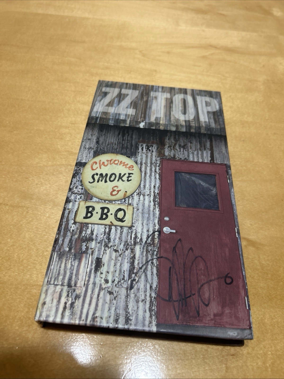 ZZ Top: Chrome, Smoke & BBQ (4x CD, 2003) Signed Billy Gibbons