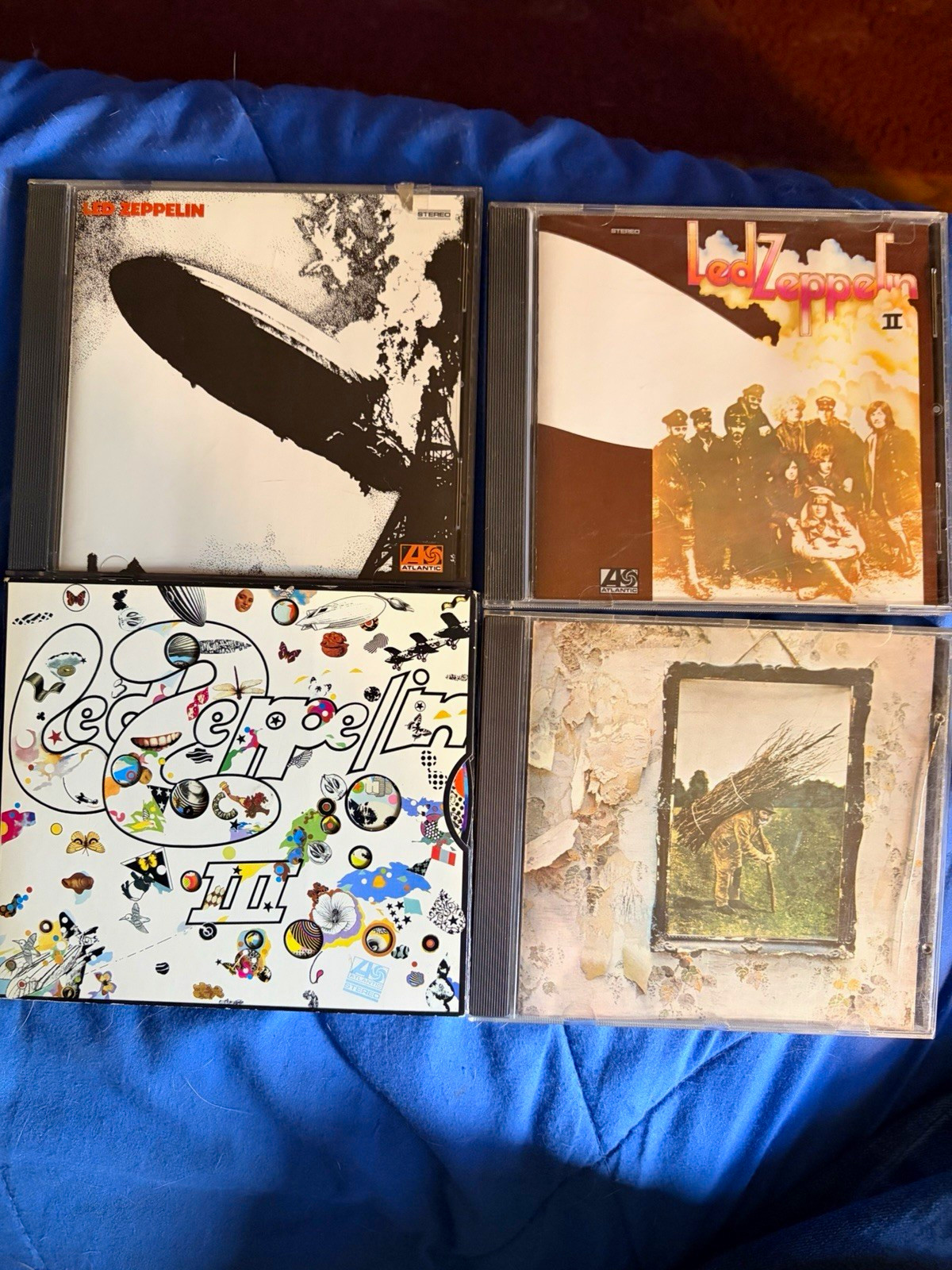 Led Zeppelin CD Lot 10 albums 12 discs. 1-4 Houses Physical graffiti etc
