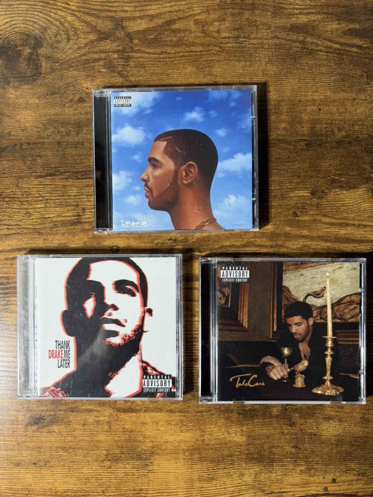 Drake CD Lot Take Care, Nothing Was The Same Thank Me Later Hip Hop Music