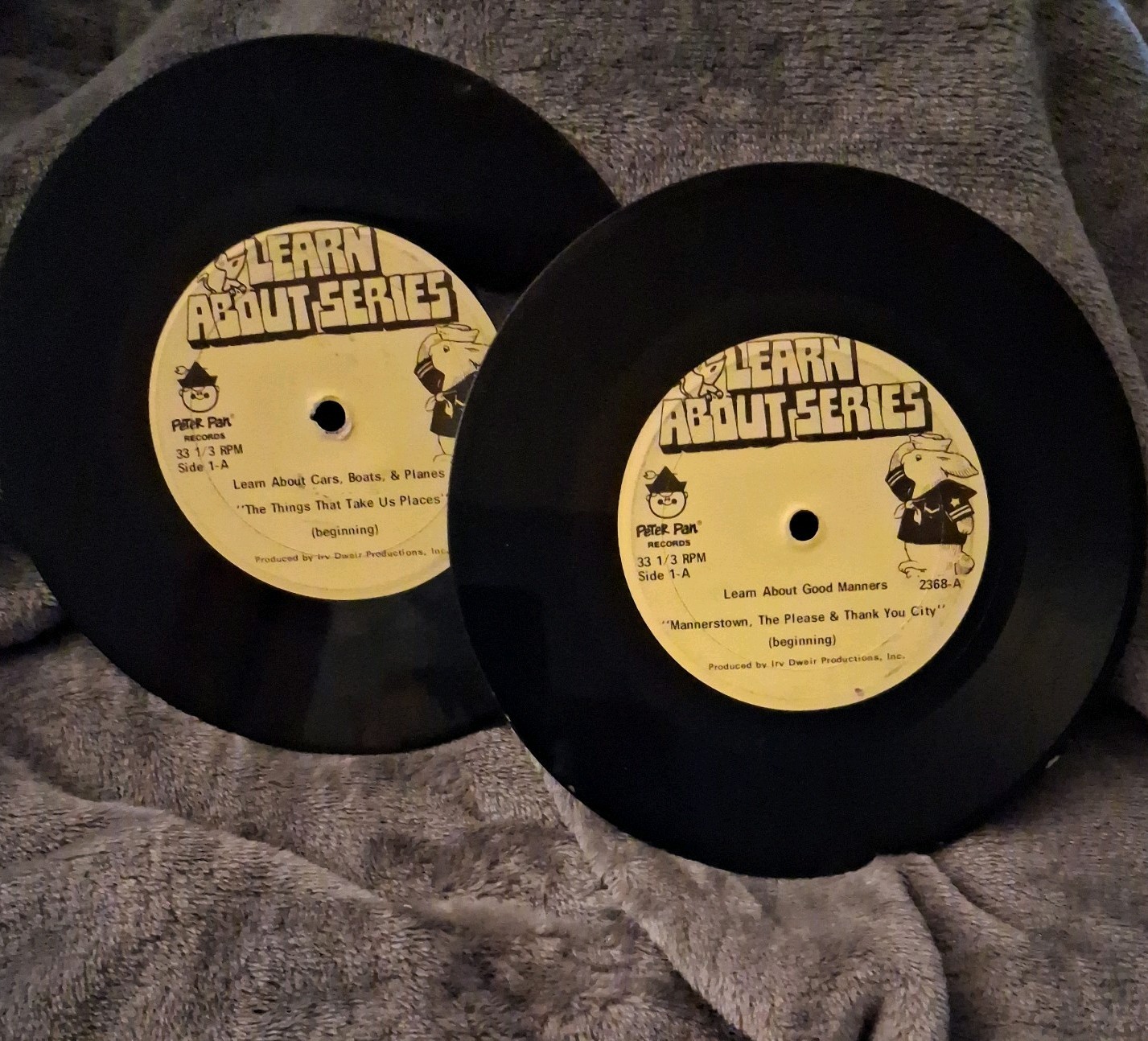 Vintage Learn About Series Vinyl Record Peter Pan Kids Educational