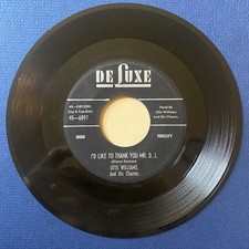 Otis Williams DeLuxe 6097 I’d Like To Thank You Mr DJ / Whirlwind r&b Ex 45 picture