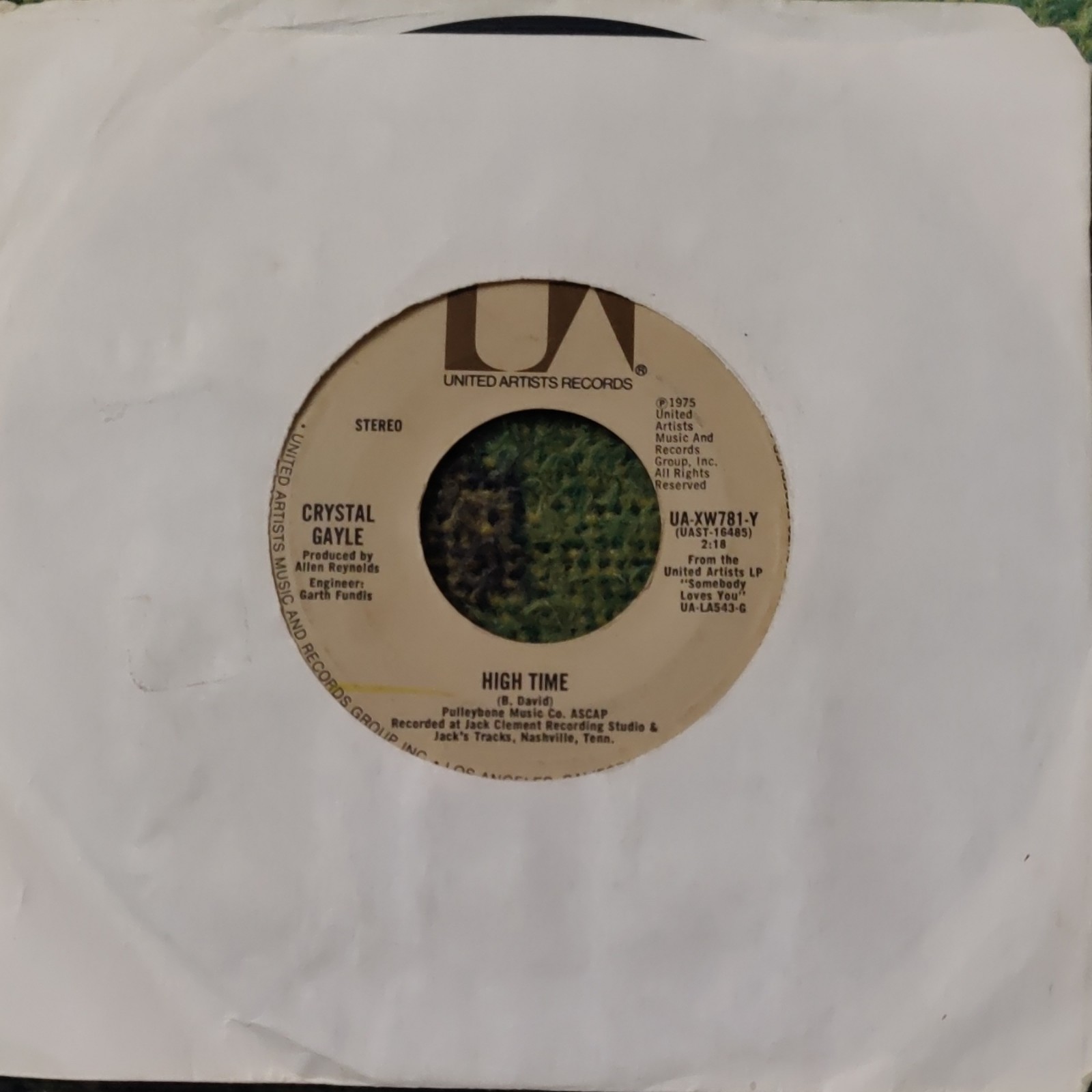 Crystal Gayle High Time / I\'ll Get Over You 7\