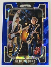 2025 Prizm The Rolling Stones #15 Blue Cracked Ice 06/75 picture