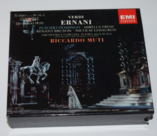 Verdi Ernani 3 CDs EMI Music Placido Domingo Mirella Freni Renato Bruson 1993 LN picture