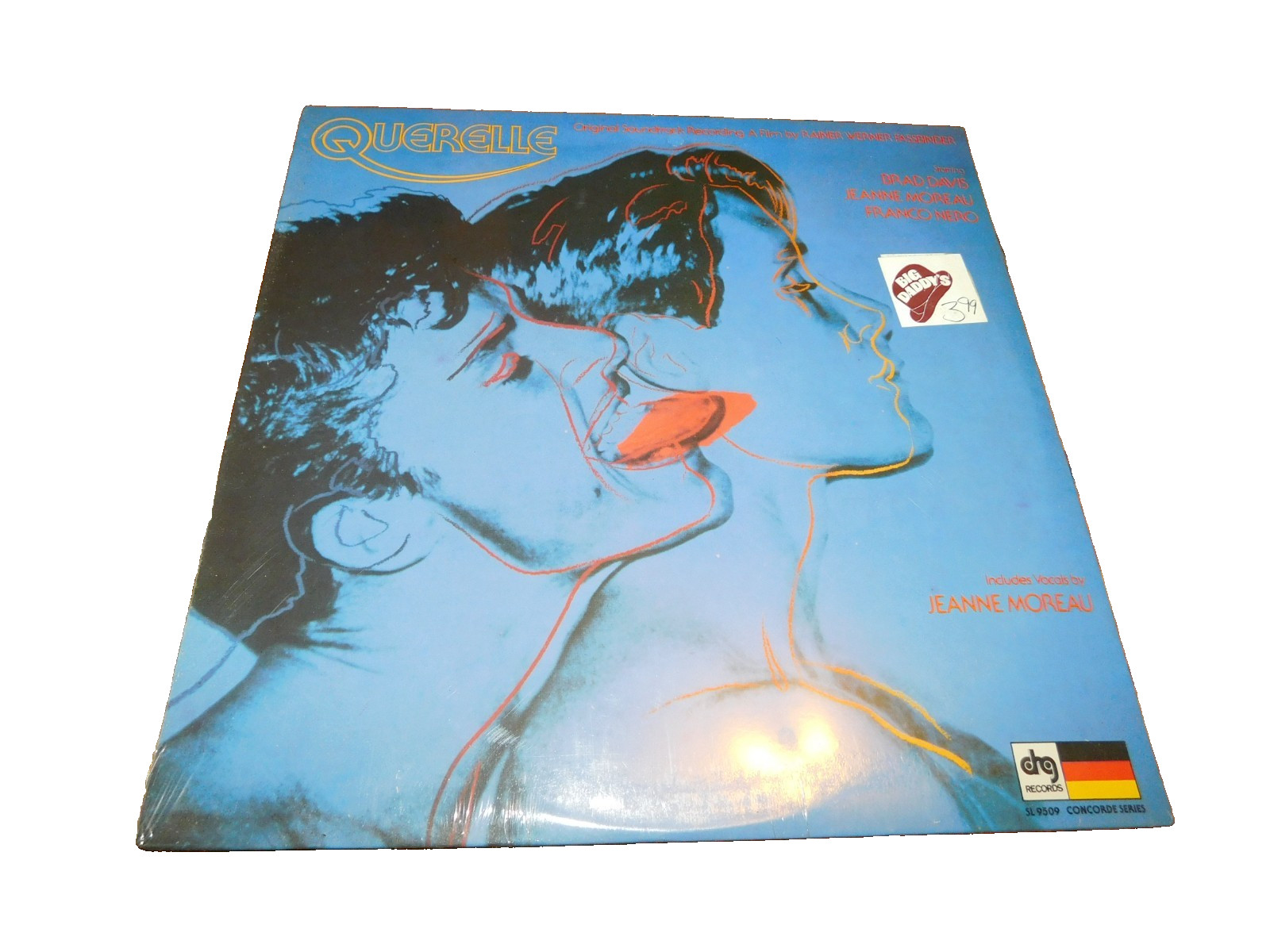 VINTAGE 1982 SEALED QUERELLE SOUNDTRACK COVER ART ANDY WARHOL LP