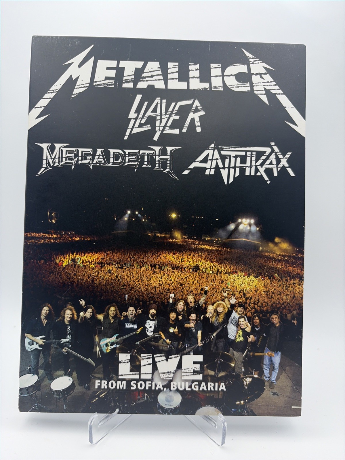 Big 4 Live Sofia Bulgaria Metallica Slayer Megadeth Anthrax Box DVD Set 2010