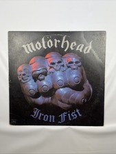 Motörhead Iron Fist Mercury vinyl First Press 1982 mercury picture
