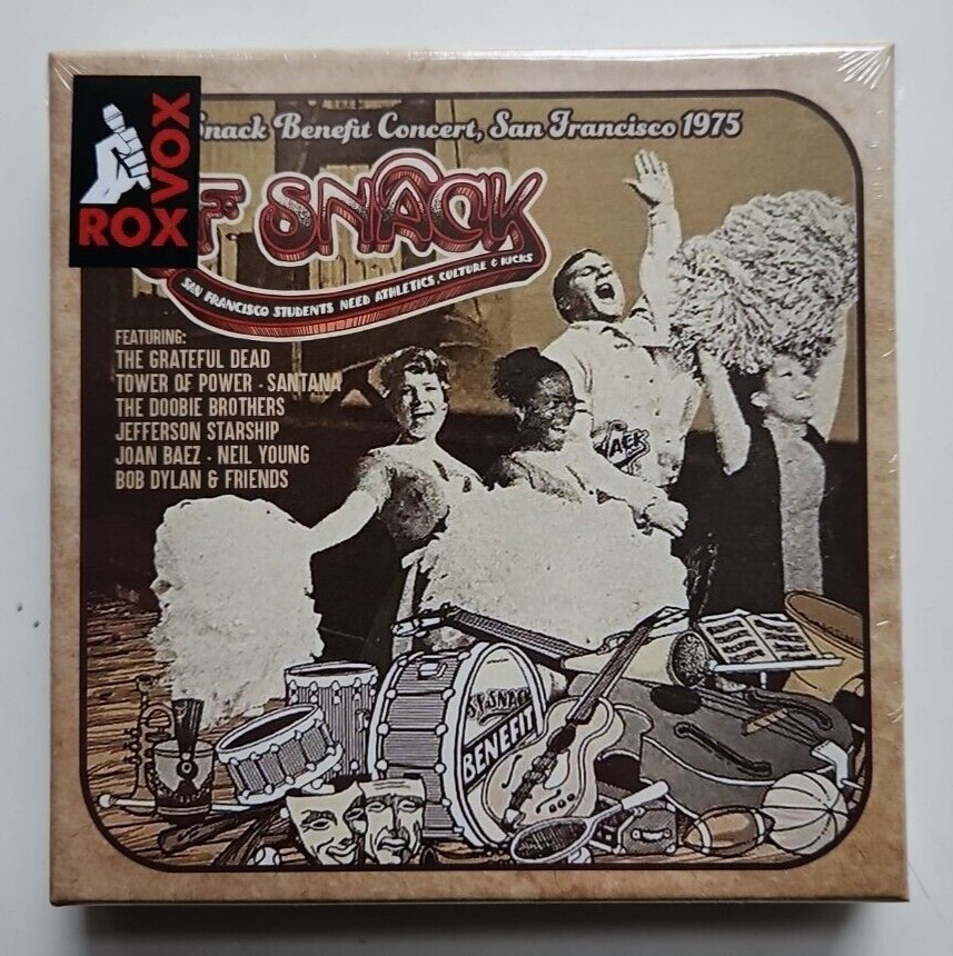 Snack Benefit Concert, San Francisco 1975 - 5 x CD Box Set 2017 NEW & SEALED