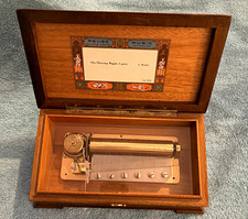Vintage Reuge Sainte-Croix CH 3/72 Swiss Music Box Thieving Magpie Rossini 72 nt picture