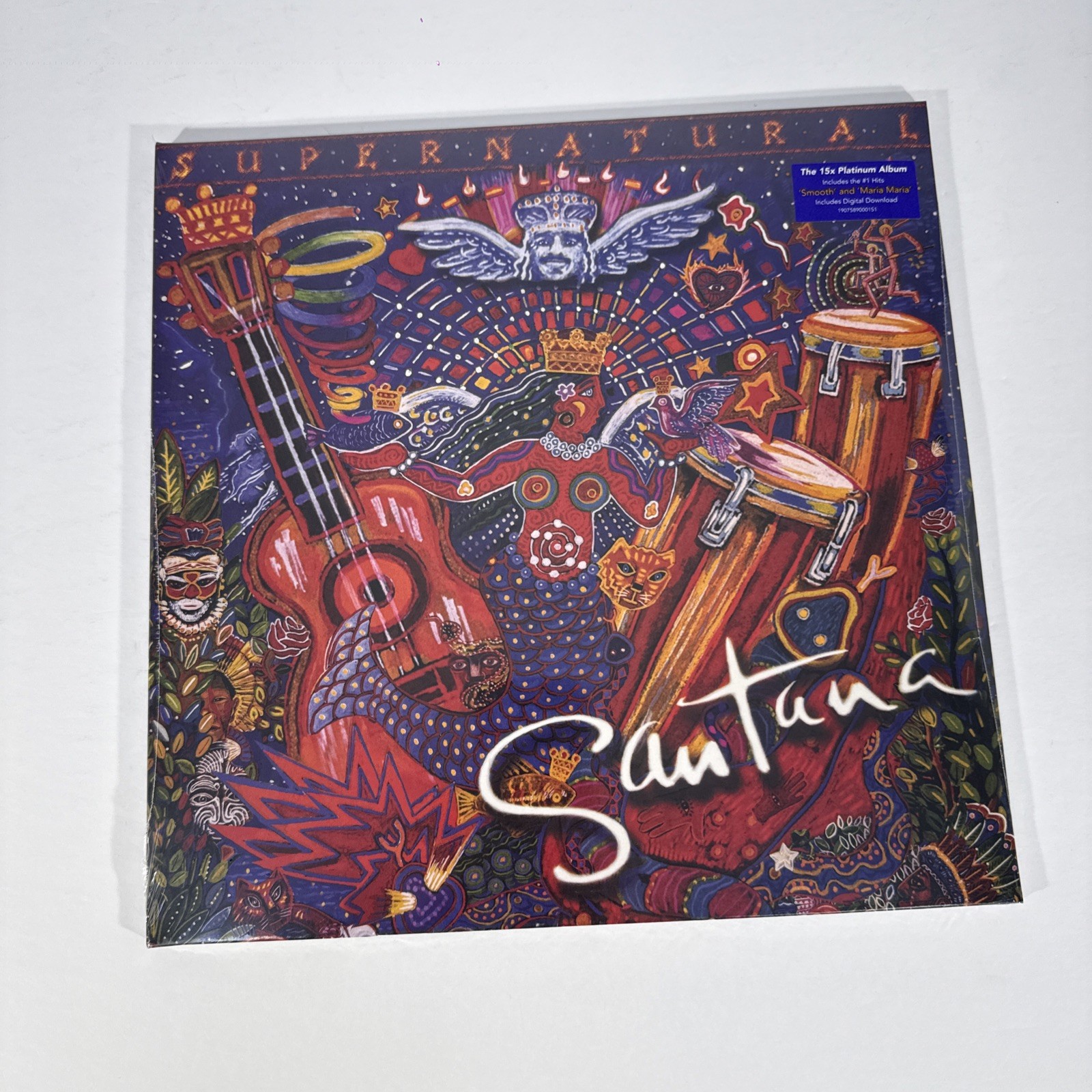 SANTANA Supernatural (2 Records 2019) New Sealed Hype Sticker Reissue