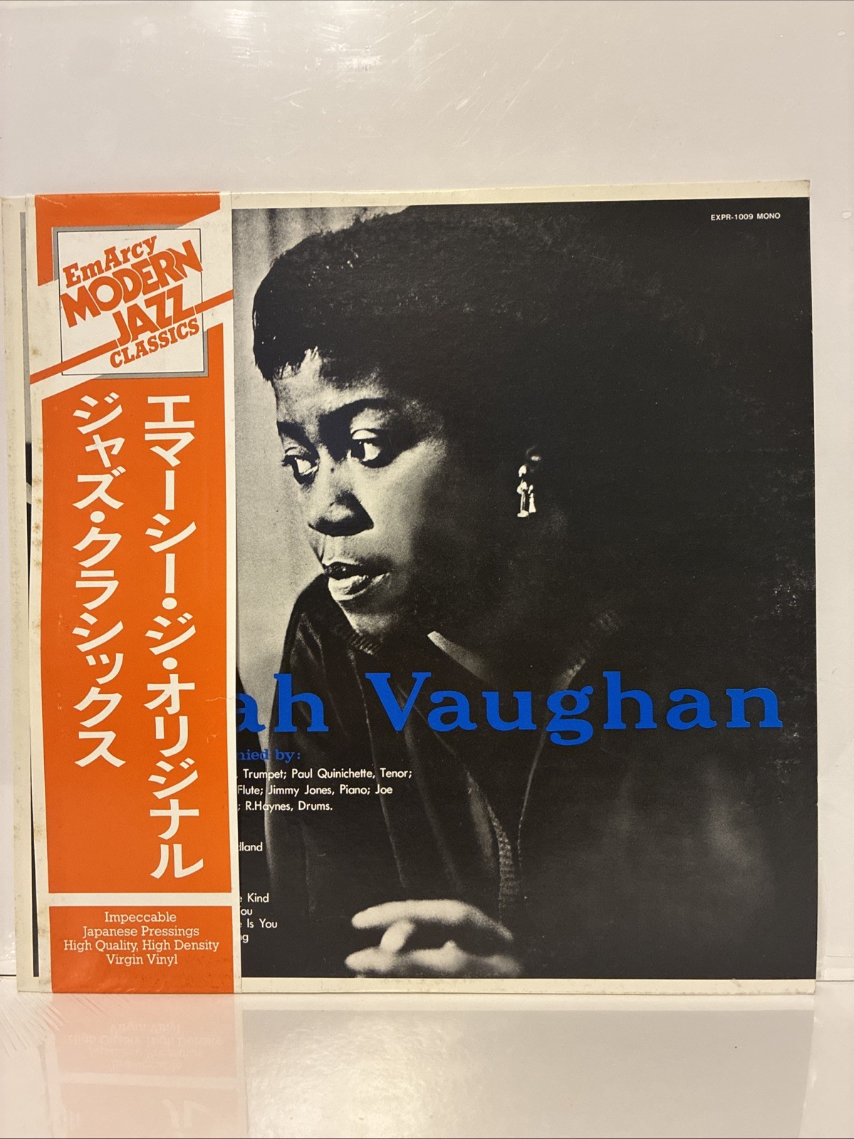 SARAH VAUGHAN Emarcy 1982 LP JAPAN Import OBI EX/NM-