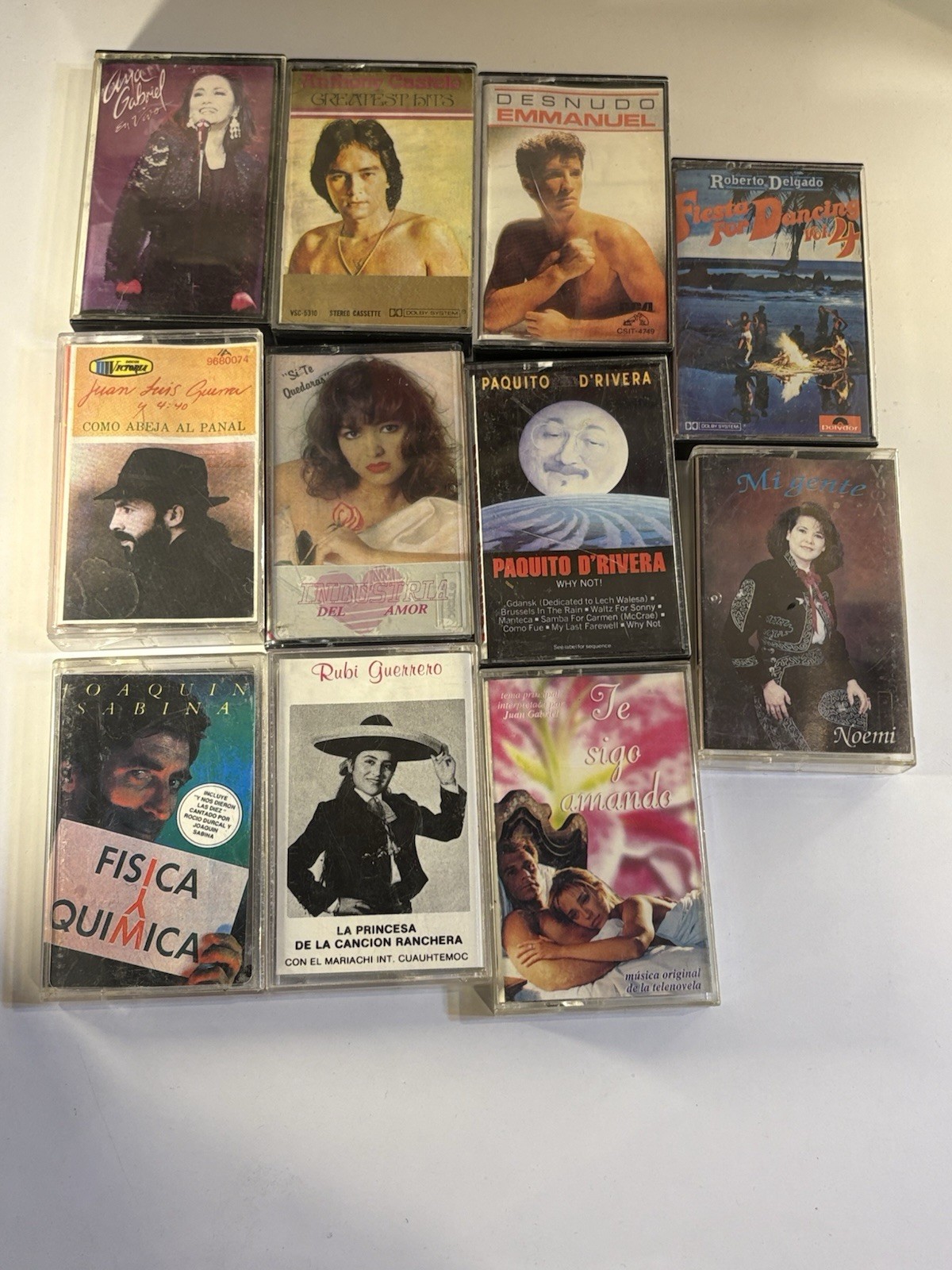 Lot of 11 Mexican Cassette Tapes Latin Pop Cumbia Dance 90s