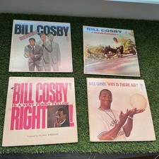 Lot 4 Vintage Bill Cosby Comedy LP Records Warner Bros Revenge Wonderfulness picture