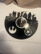 Star Wars 12” Vinyl Record Silhouette Clock picture