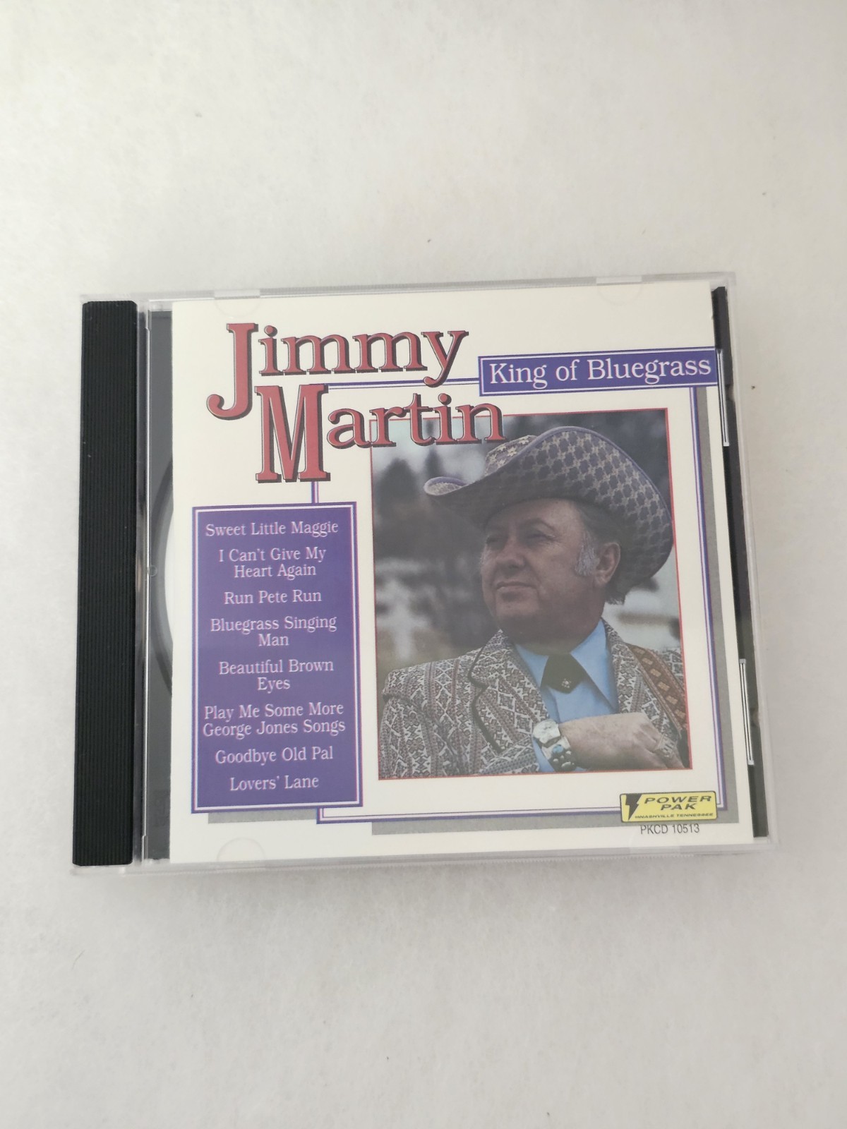 King of Bluegrass by Martin, Jimmy (CD, 1996) Exc. Condition