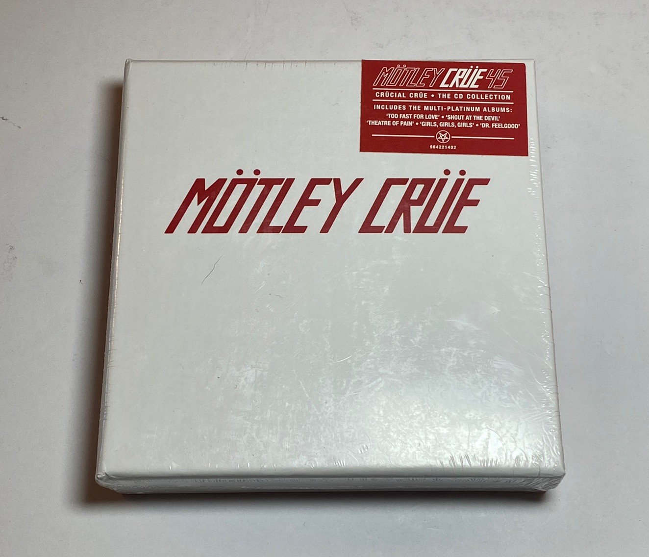 Motley Crue 45th ANNI 5 CD Albums Deluxe Edition Explicit Box Set Lot NEW Sealed
