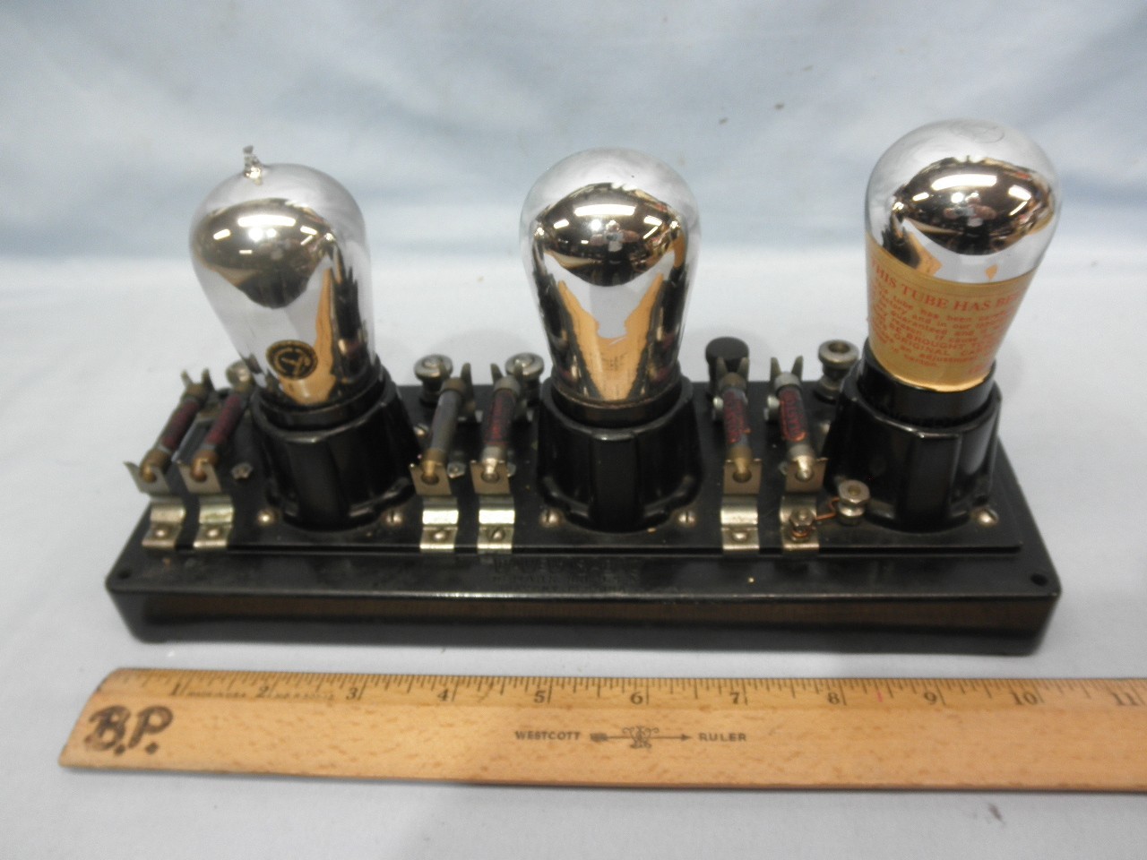 Excellent 1925 DAVEN RADIO TYPE S-3 Three Tube SUPER AMPLIFIER- RADIOORPHANAGE