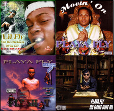 4 PLAYA FLY cds- Darkness of Da Kut, DA Game Owe Me, Fly Sh_t, Movin On,(*read) picture