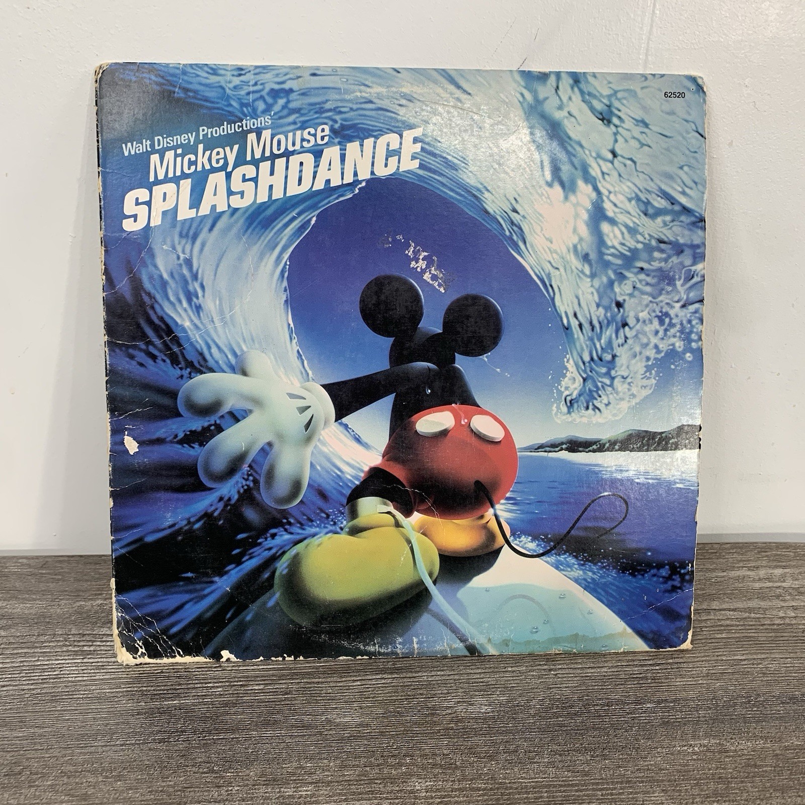 Mickey Mouse Splashdance Vinyl LP Album 1983 Disneyland Vista Records 62520