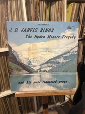 J D Jarvis Sings The Hyden Miners Tragedy LP Down Home DH110113 Gospel Bluegrass picture