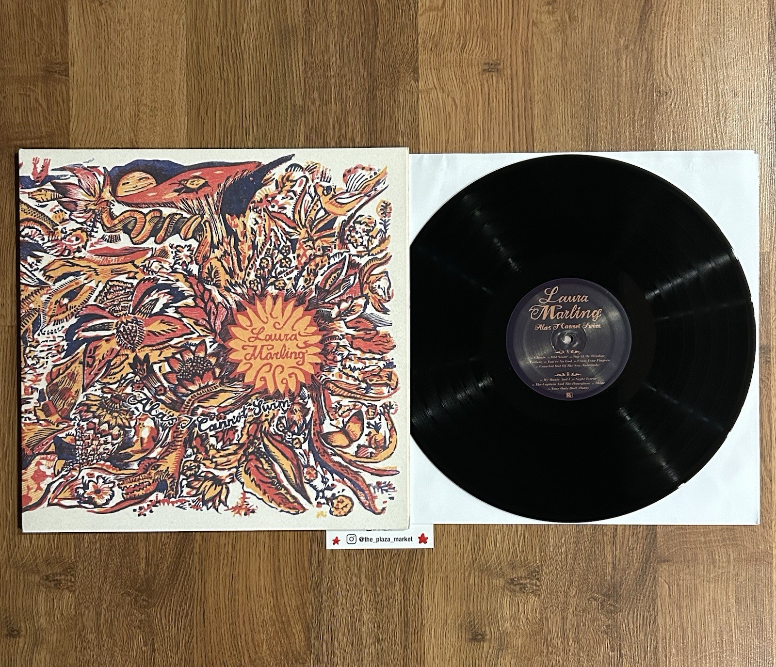 Laura Marling Alas I Cannot Swim vinyl record Out of print Rare