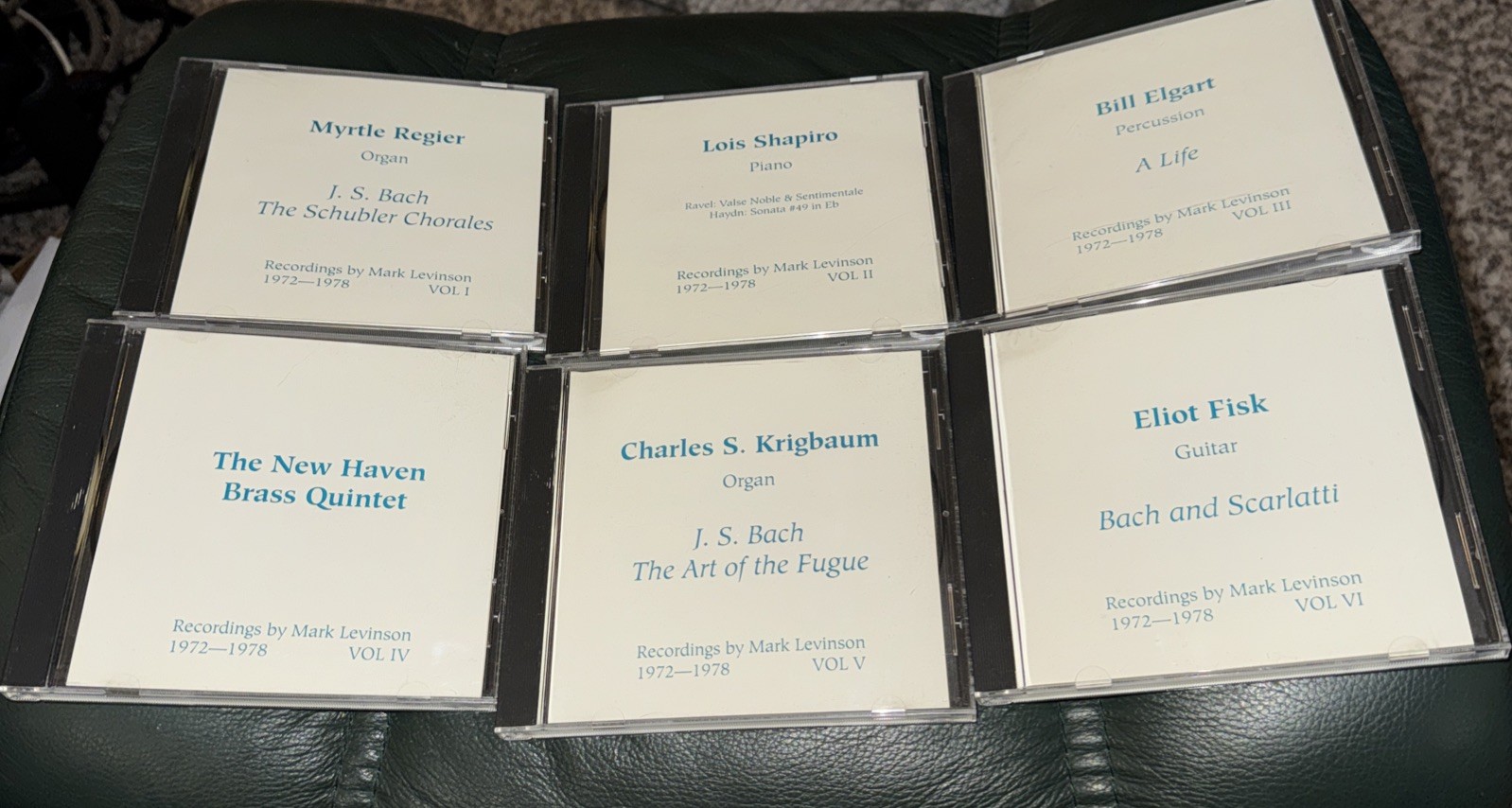MARK LEVINSON RECORDINGS 1972-1978 COMPLETEVOL I-VI 6 CD SET EXTREMELY RARE MINT