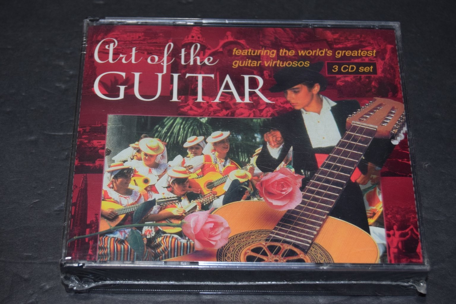 Art of the Guitar 3 CD Set 1995 Spanish Classical Flamenco Legacy Int\'l