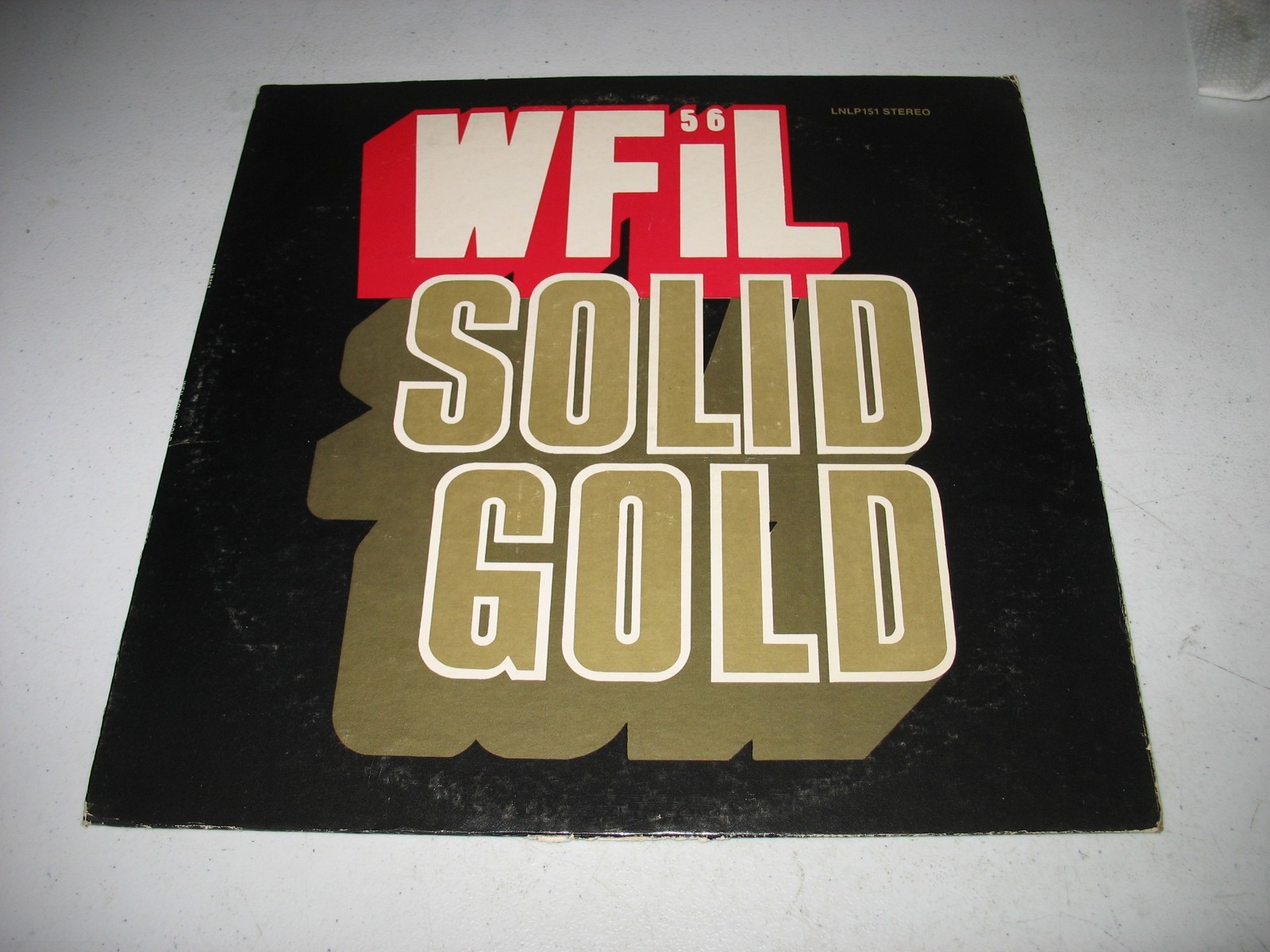 WFIL 56 Solid Gold Original Artists & Songs Lost-Note Records VG+ LP (1971)
