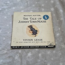 BEATRIX POTTER: THE TALE OF JOHNNY TOWN-MOUSE Vivien Leigh HMV JUNIOR picture