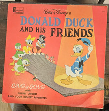 Walt Disney’s Donald Duck And His Friends LP Disneyland Mono 1973 EX picture