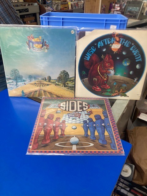 Anthony Phillips ex. Genesis 3 Lp Lot - Sides, Private Parts, Wise After Event