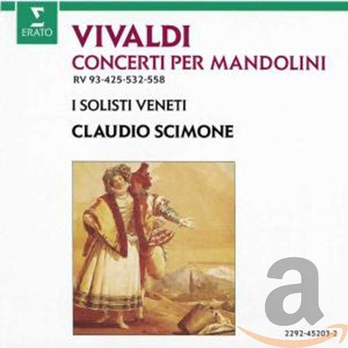 ANTONIO VIVALDI CLAUDIO SCIMONE I SOLISTI VENETI - Concerti Per Mandolini - CD