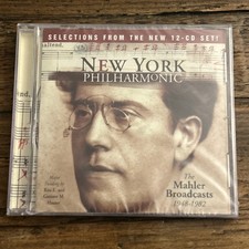 NEW & SEALED THE MAHLER BROADCASTS 1948-1982 SELECTIONS New York Philharmonic CD picture