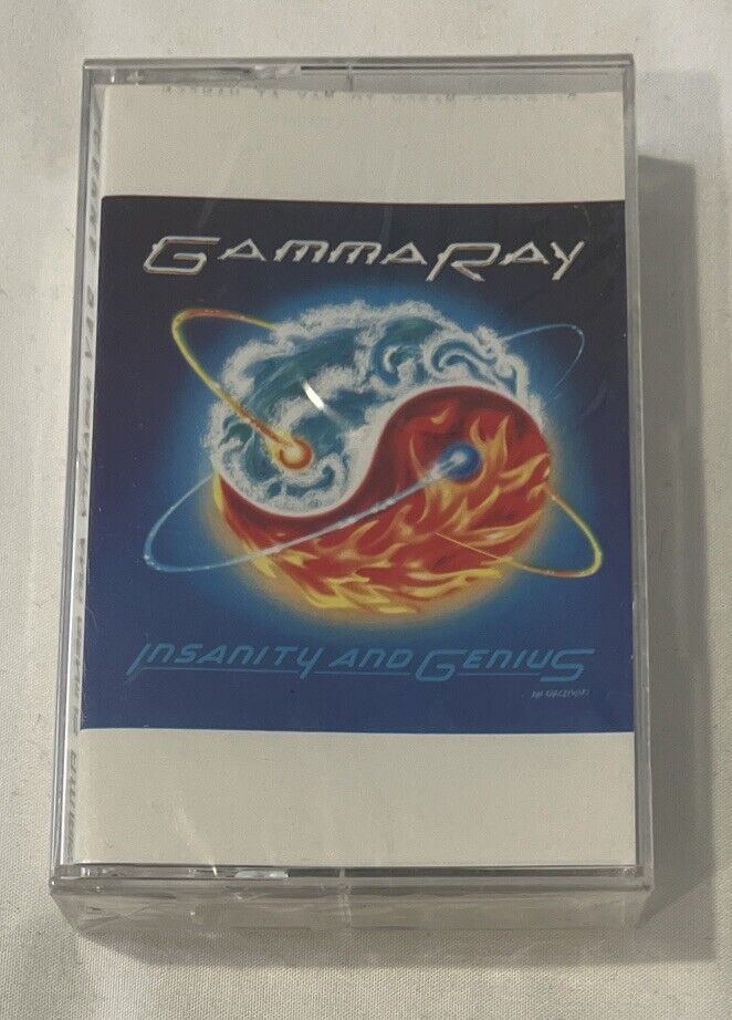 Gamma Ray - Insanity And Genius - Futurist Cassette - SEALED 